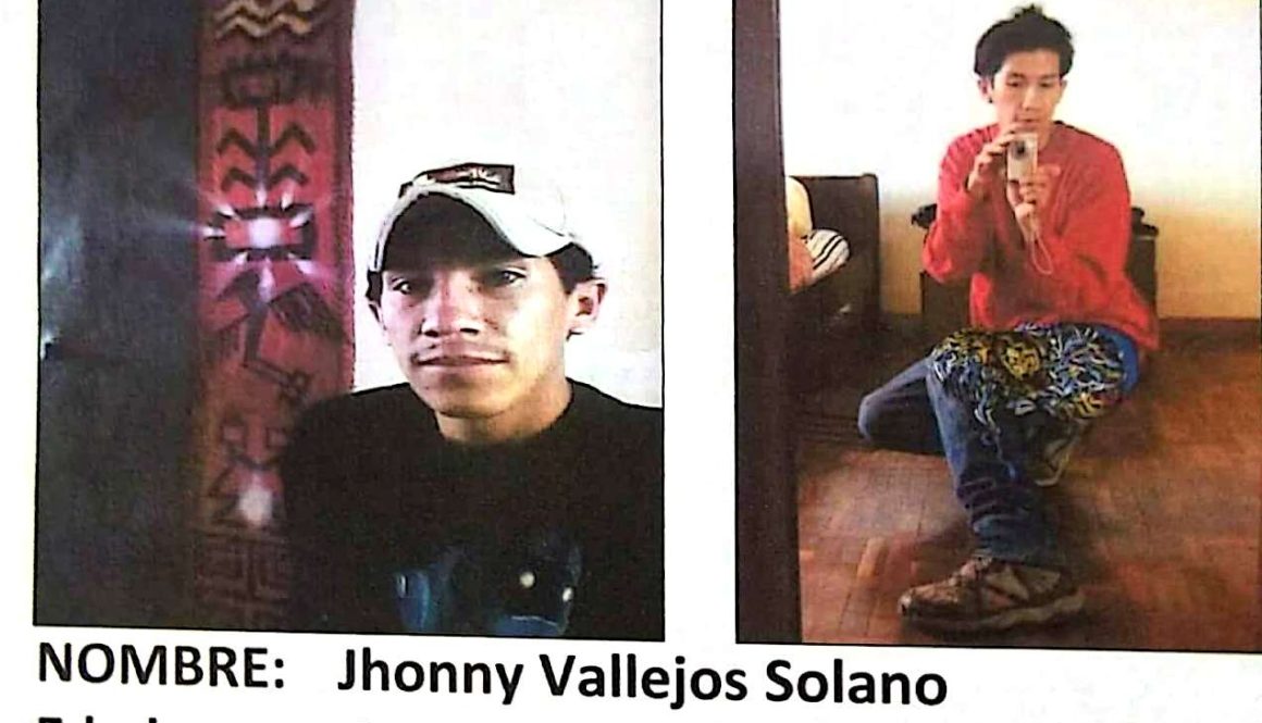 Jhonny Vallejos Solano, feminicida.